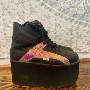 Vintage Buffalo London High Platform Trainers